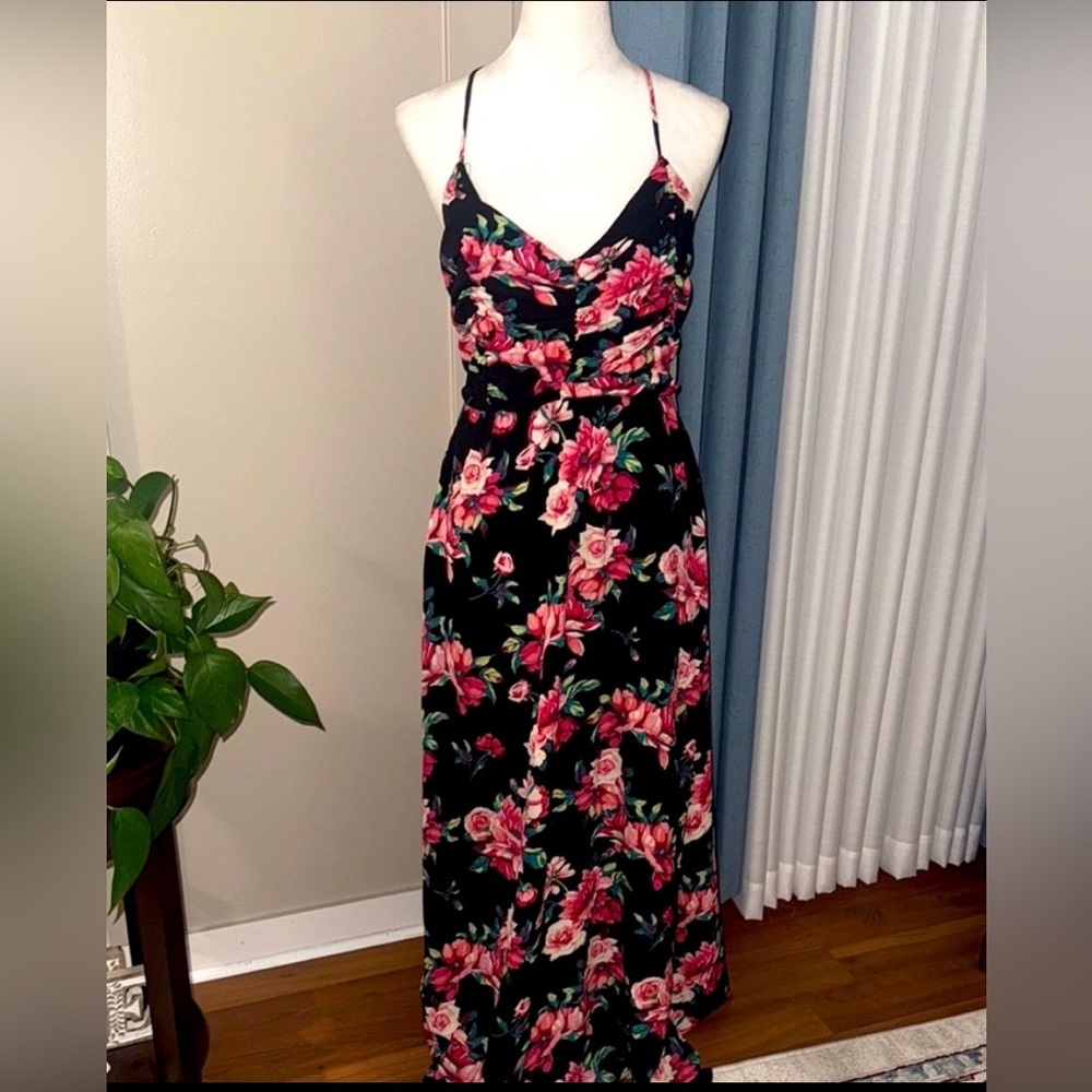 Floral Maxi Sundress, Large